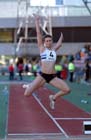 Sarah Warnock (Edinburgh AC) winner of the long jump at the UK Women's National League, Premier, Meadowbank, Edinburgh.